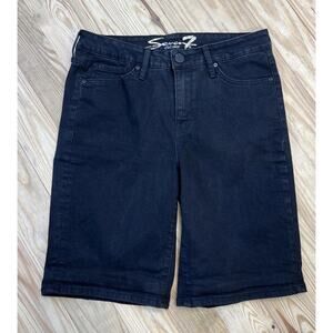 Seven7 Women's Sunset Bermuda Short Size 12 Black